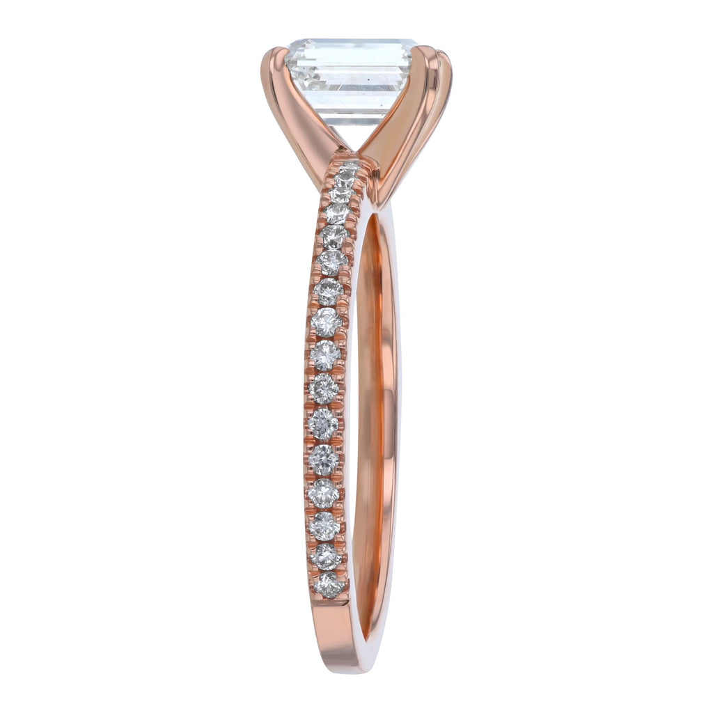 Emerald-cut Diamond Engagement Ring W769817
