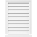 PVC Gable Vent with Brickmould U348