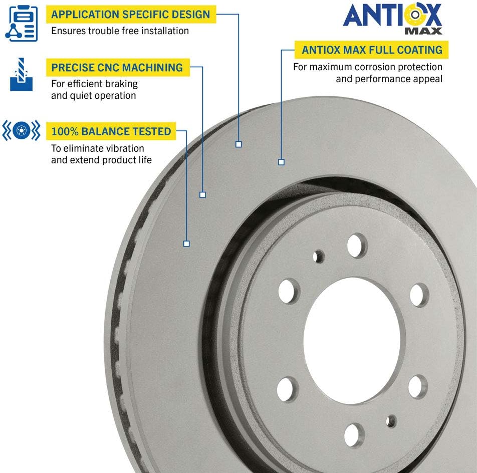 Front Brake Rotor Pack of 2 D680614