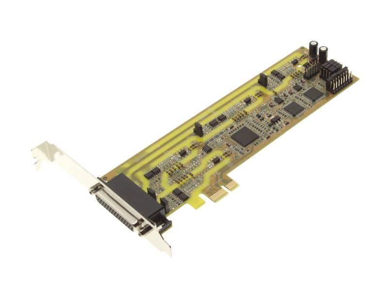 Quad Port Serial RS422/485 PCIe Card with DB44 Cable B4847