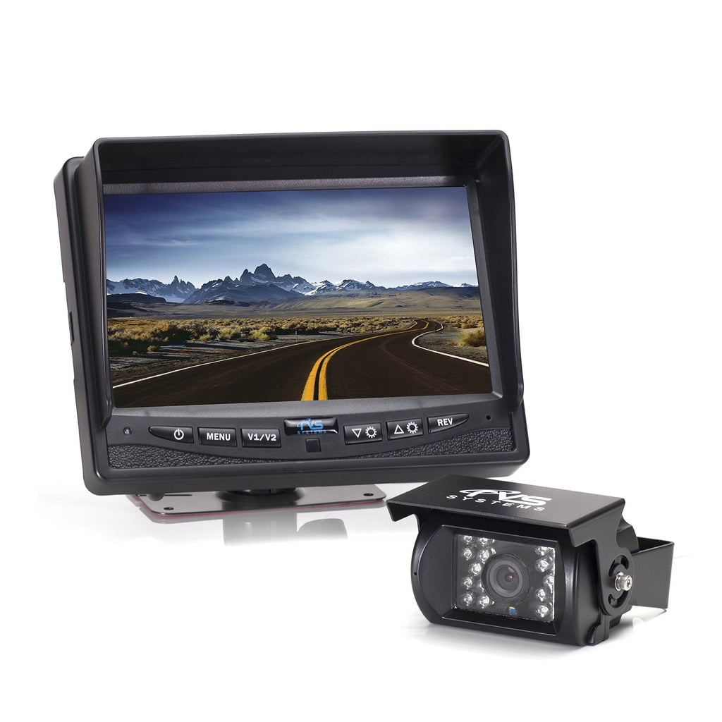 Black Backup Camera System with 7x22 Display E201