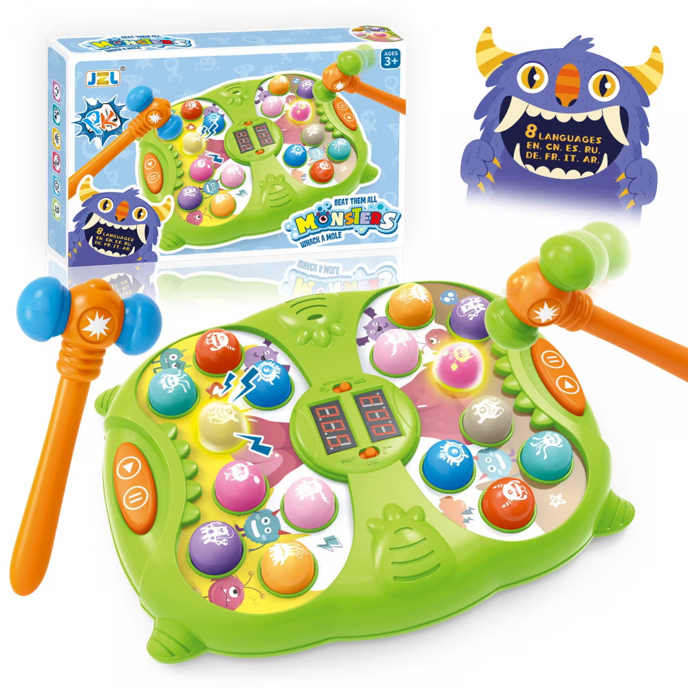 Whack A Mole Game Toy with 2 Hammers P393759