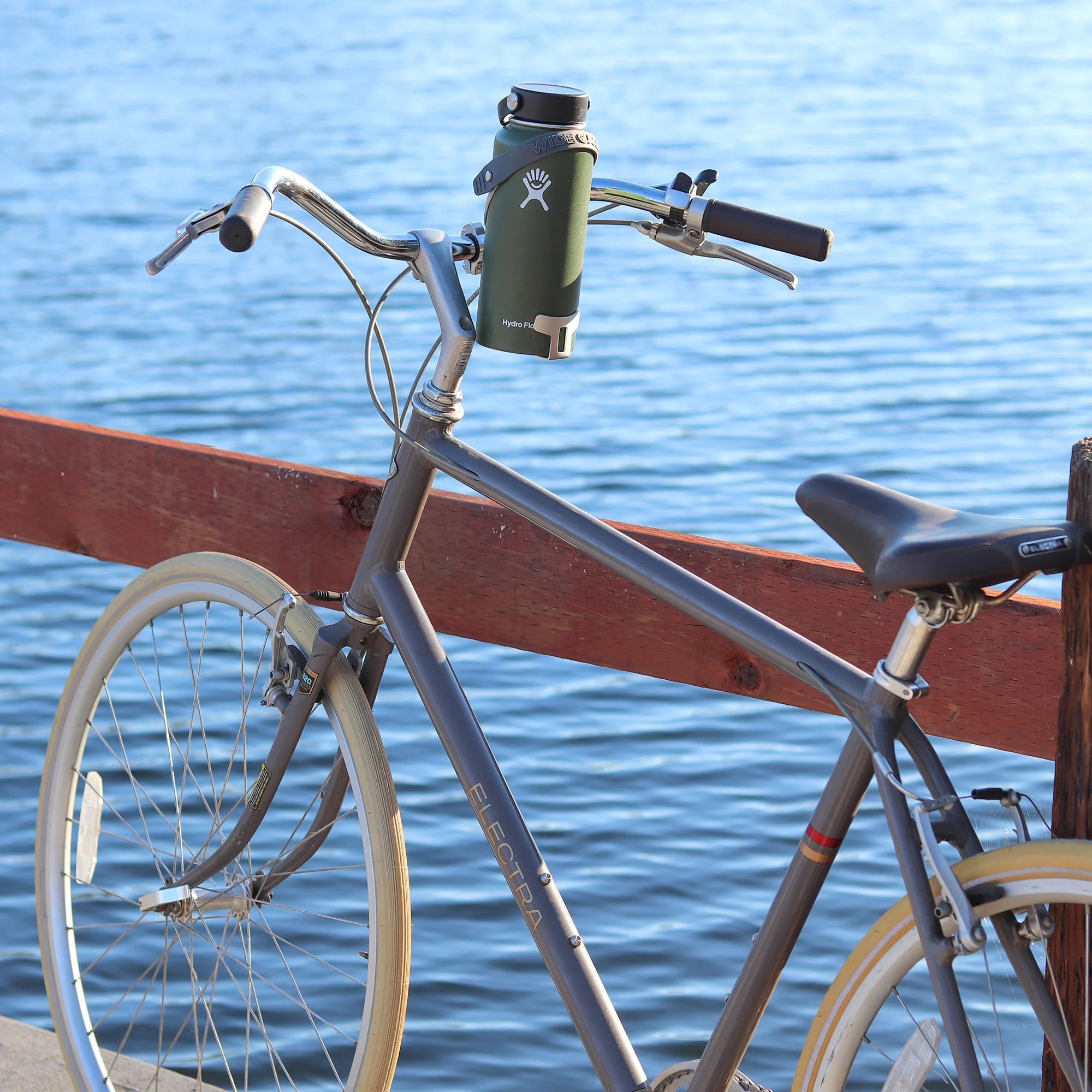 Silver Wide Bicycle Bottle Cage A4182