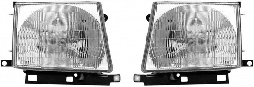 Headlight Assembly Pair for Toyota Tacoma 1999 2000 J448