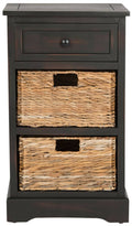 Brown Storage Side Table D893