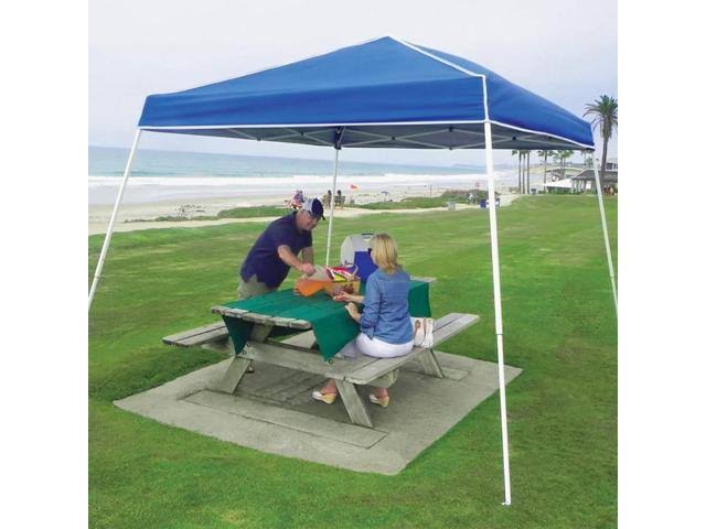 Blue Angled Leg Instant Shade Canopy Tent F304