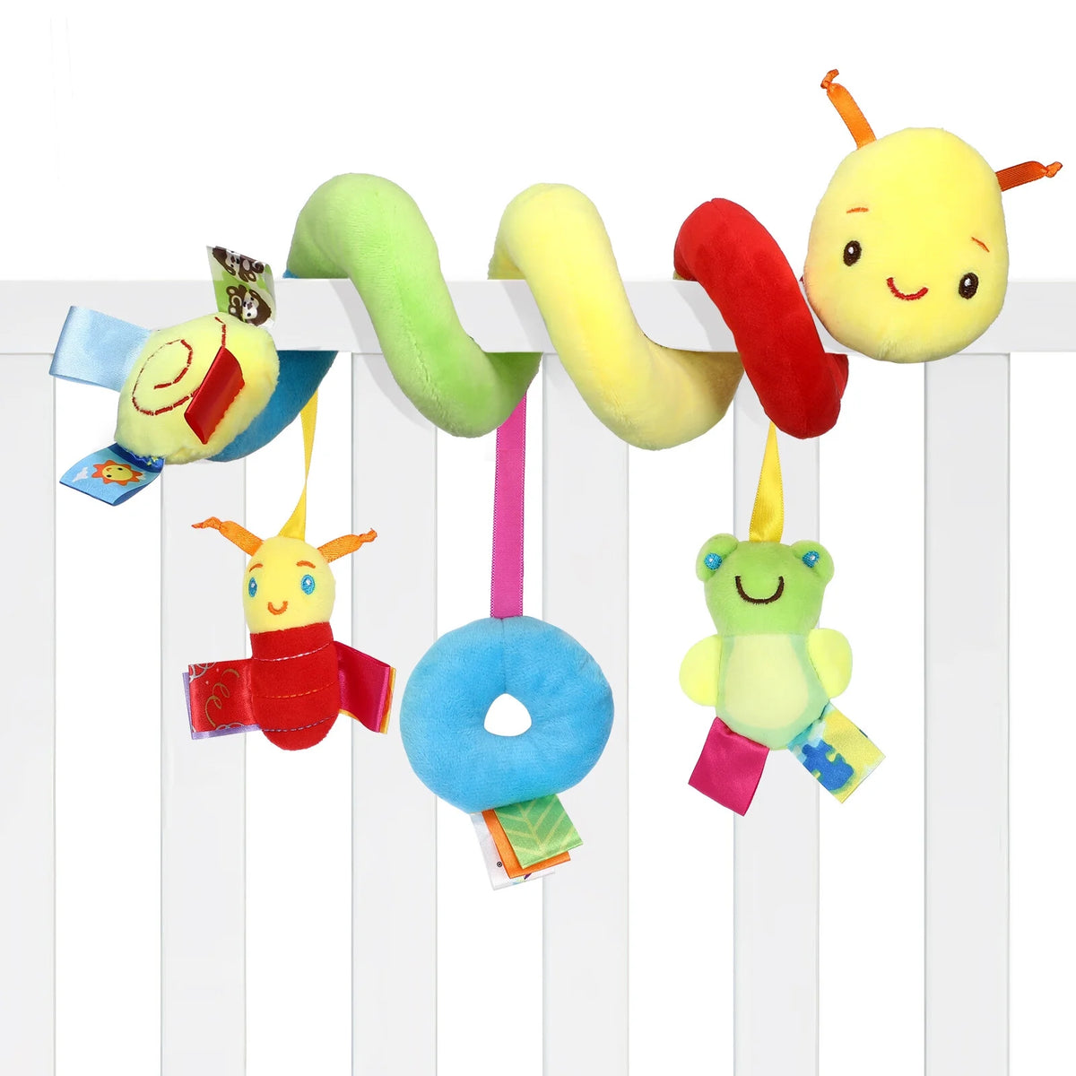 Baby Crib Cot Pram Hanging Rattles Spiral Stroller Car Seat Toy R6749