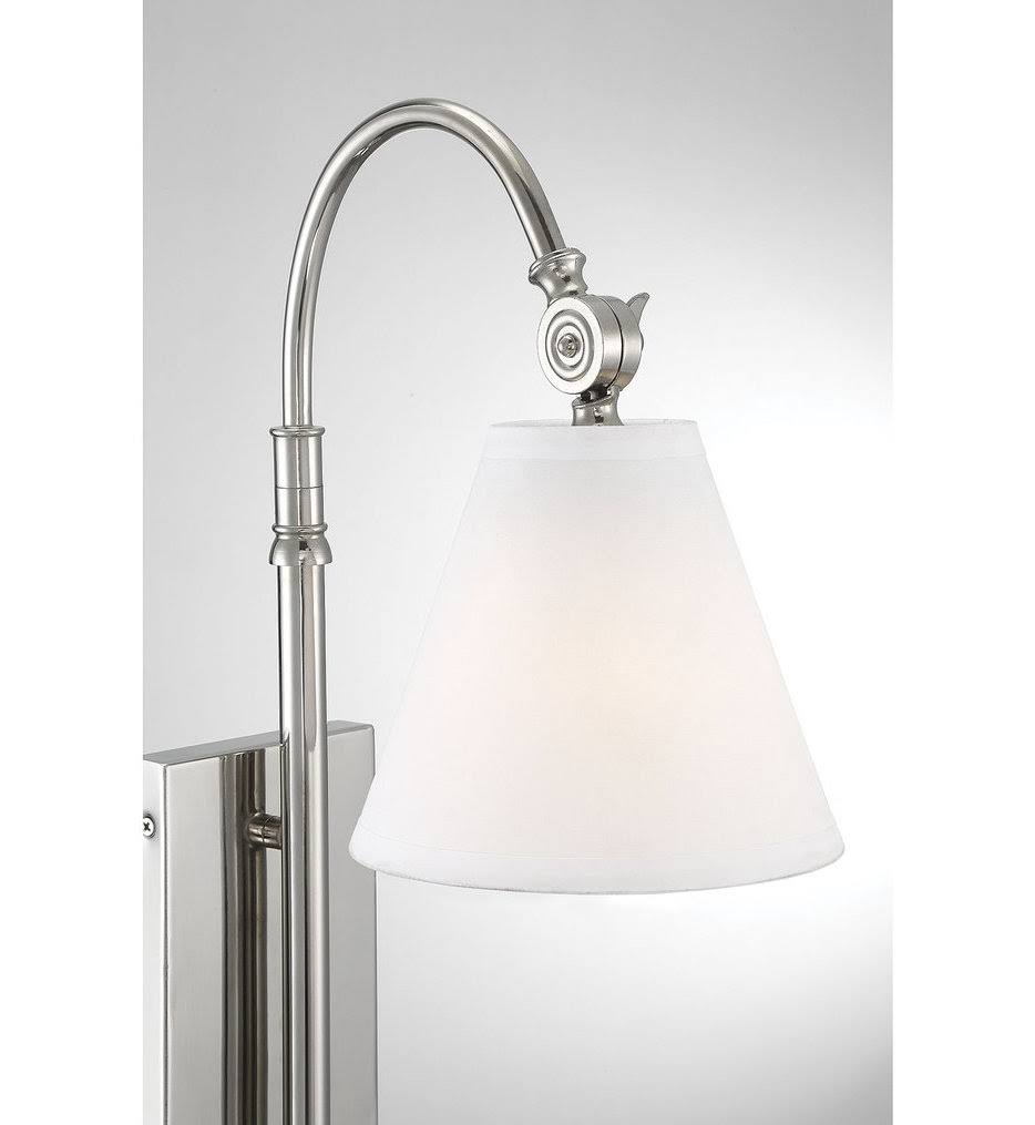 Polished Nickel Sconce G6481
