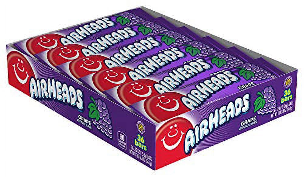 Grape Flavor Taffy Candy, Pack of 36 Bars G864301