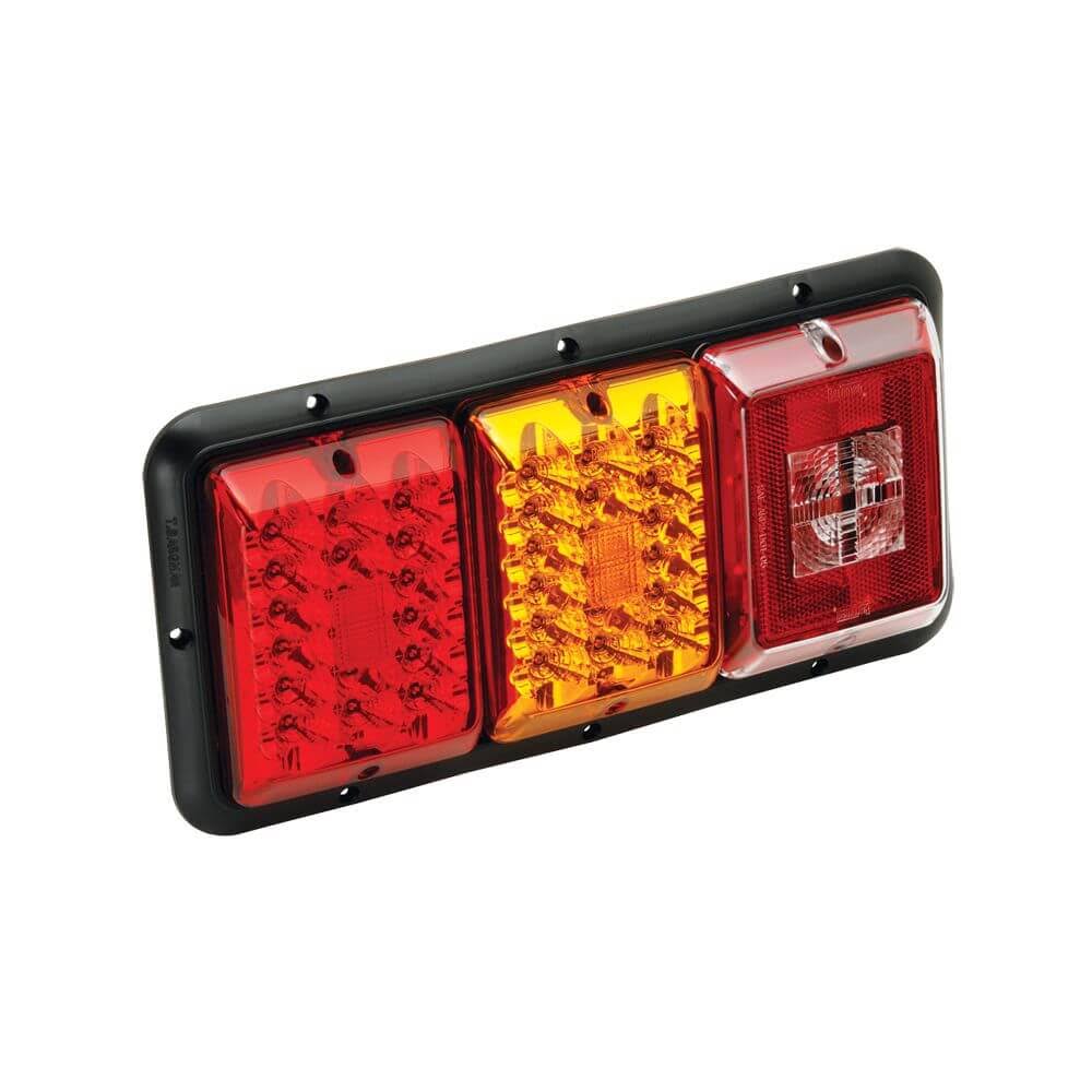 Taillight Horizontal Mount with Red/Amber LED and Black Base R73278