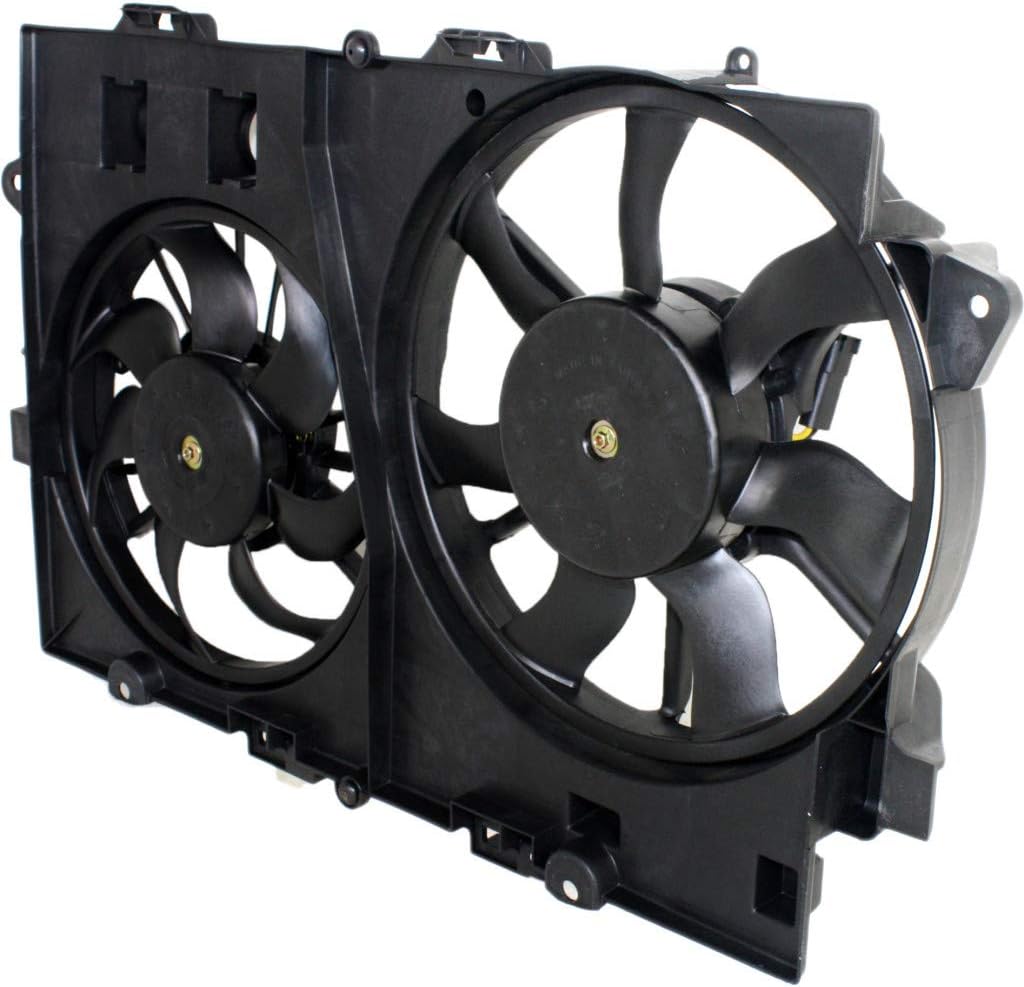 Radiator Fan for Chevy Equinox 2006 2007 2008 Dual Fan 3.4L Engine M1571