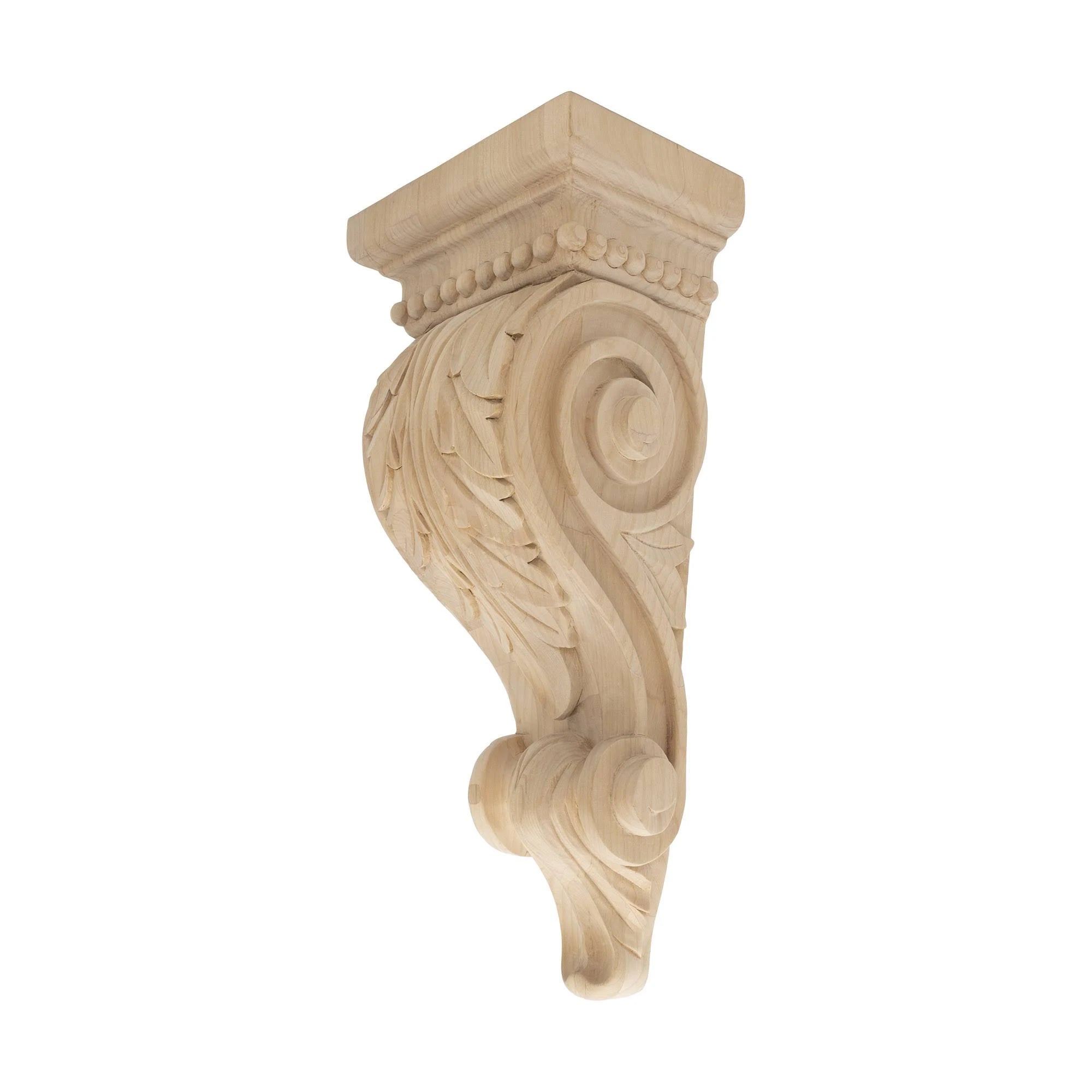 Unfinished Solid Alder Wood Corbel M450