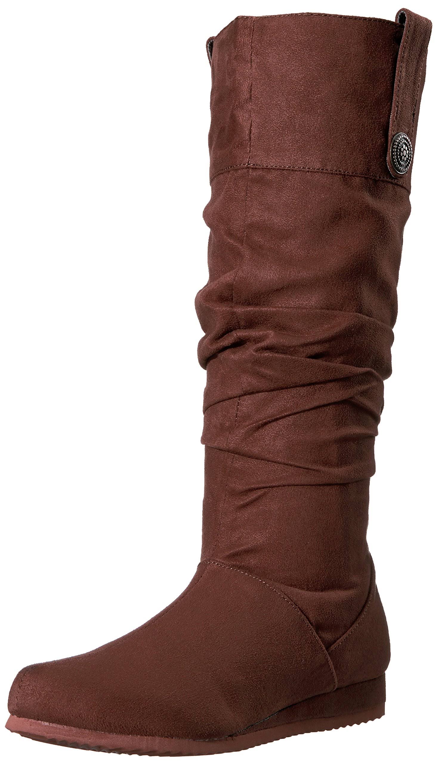 Brown Microfiber Renaissance Shoes F4162