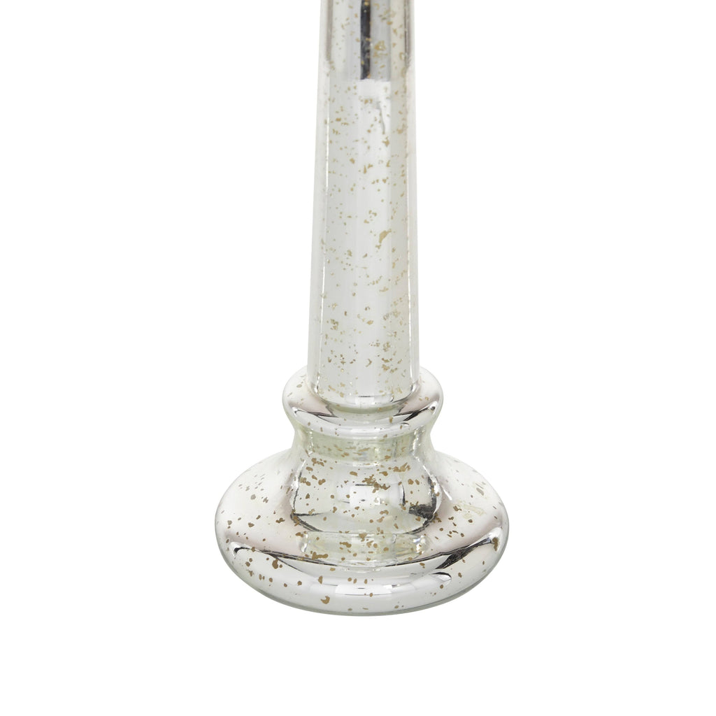 Silver Glass Candle Holder (Set of 3) L467
