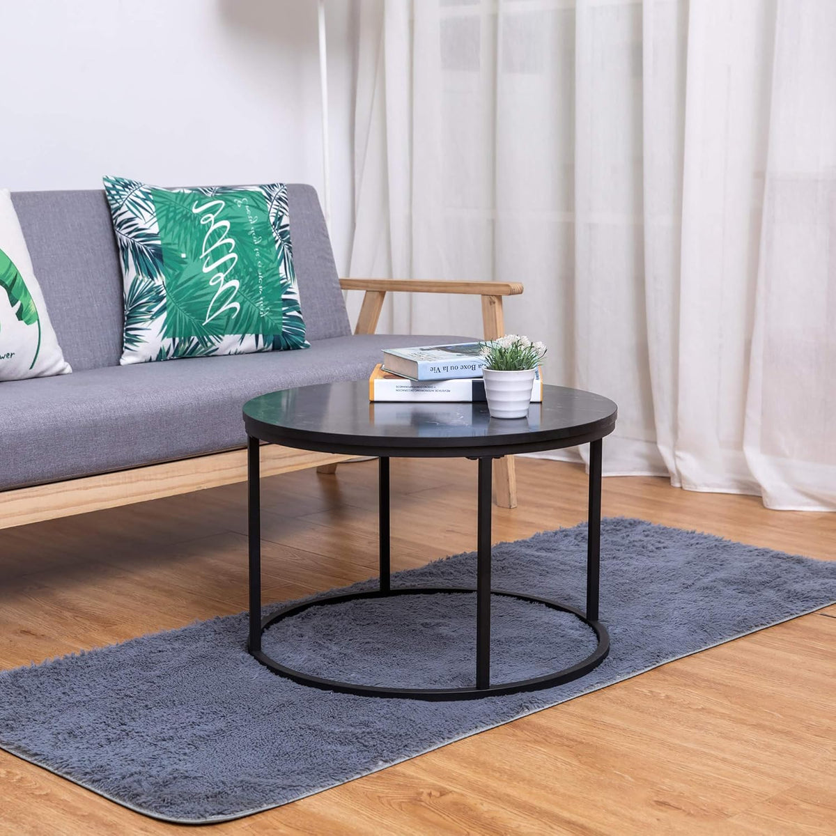 Black End Table Set of 1 O129582