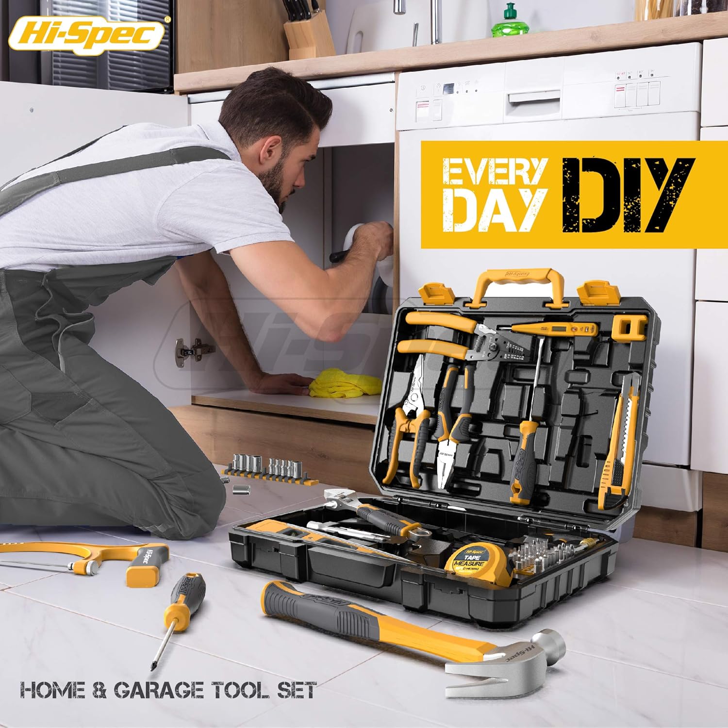 82 Piece Home & Garage Tool Kit Set A7398