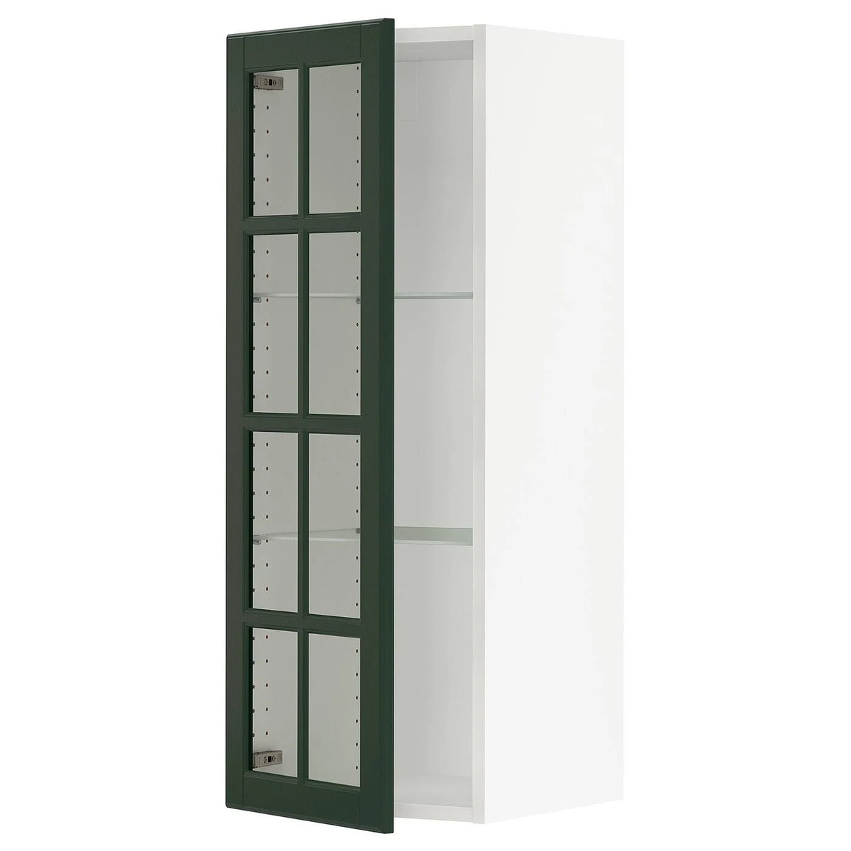 White Glass Wall Cabinet C1792