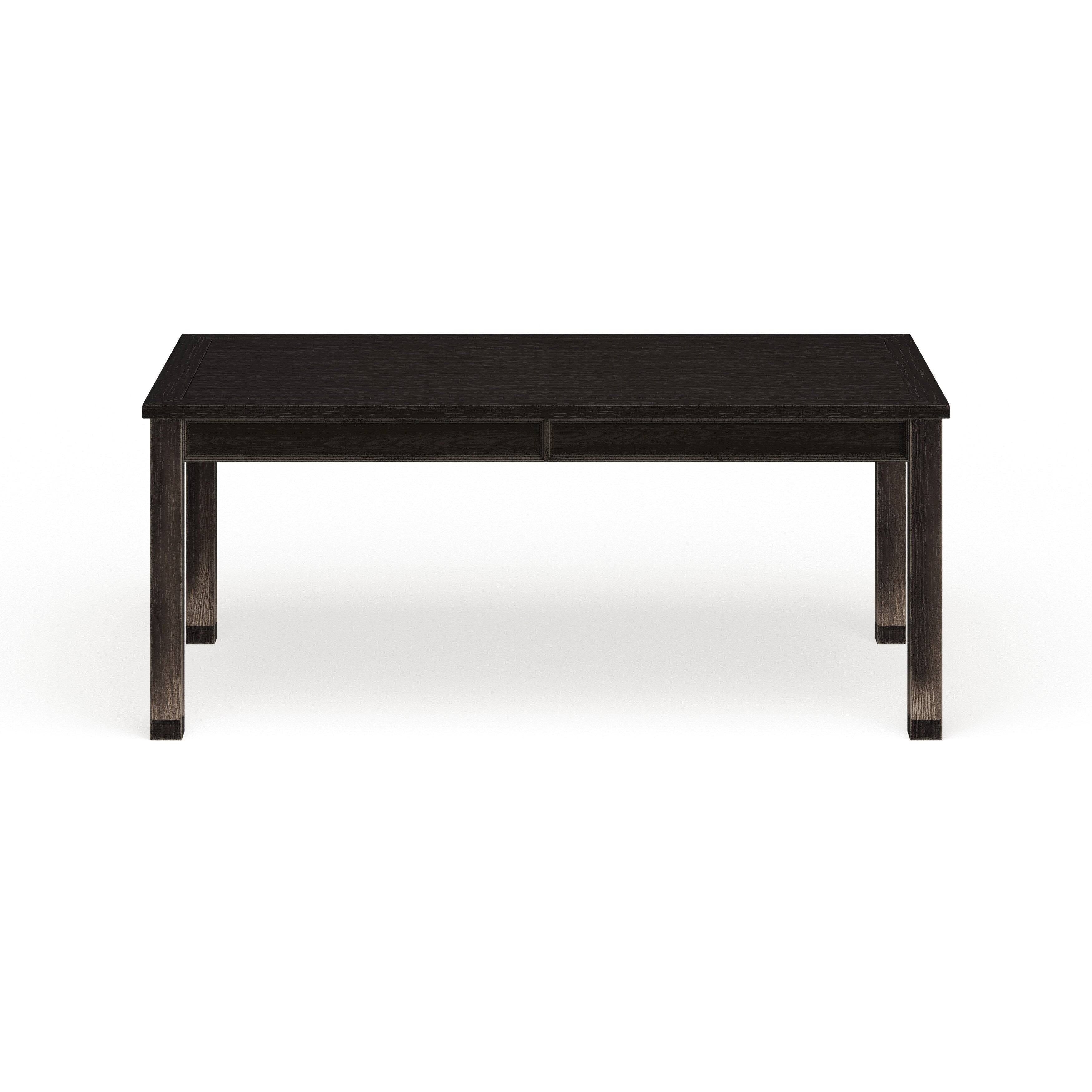 Black Solid Wood Dining Table 72-Inch S661173