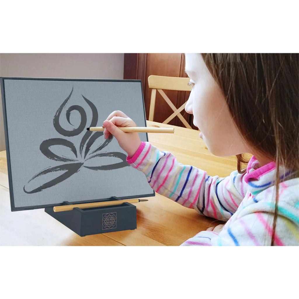 Water Drawing Set with Natural Wood Brush G535605