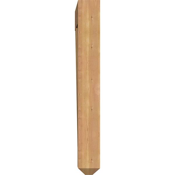 Traditional Craftsman Smooth Bracket, Western Red Cedar T5355