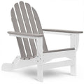 White/Light Gray Static Adirondack Chair M696