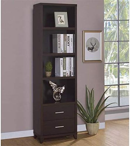 4 Shelf Cappuccino Bookcase C530650