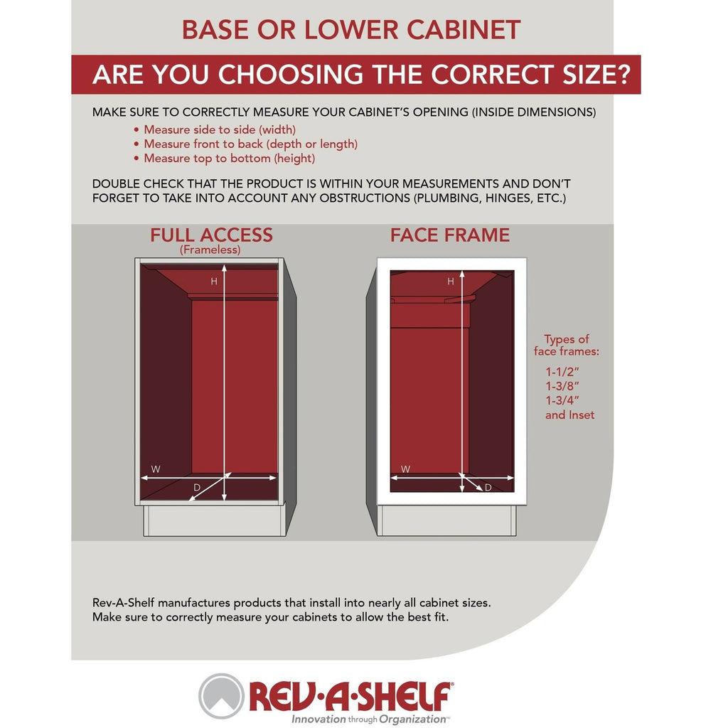14x22 Soft-Close Base Cabinet Organizer Q805952