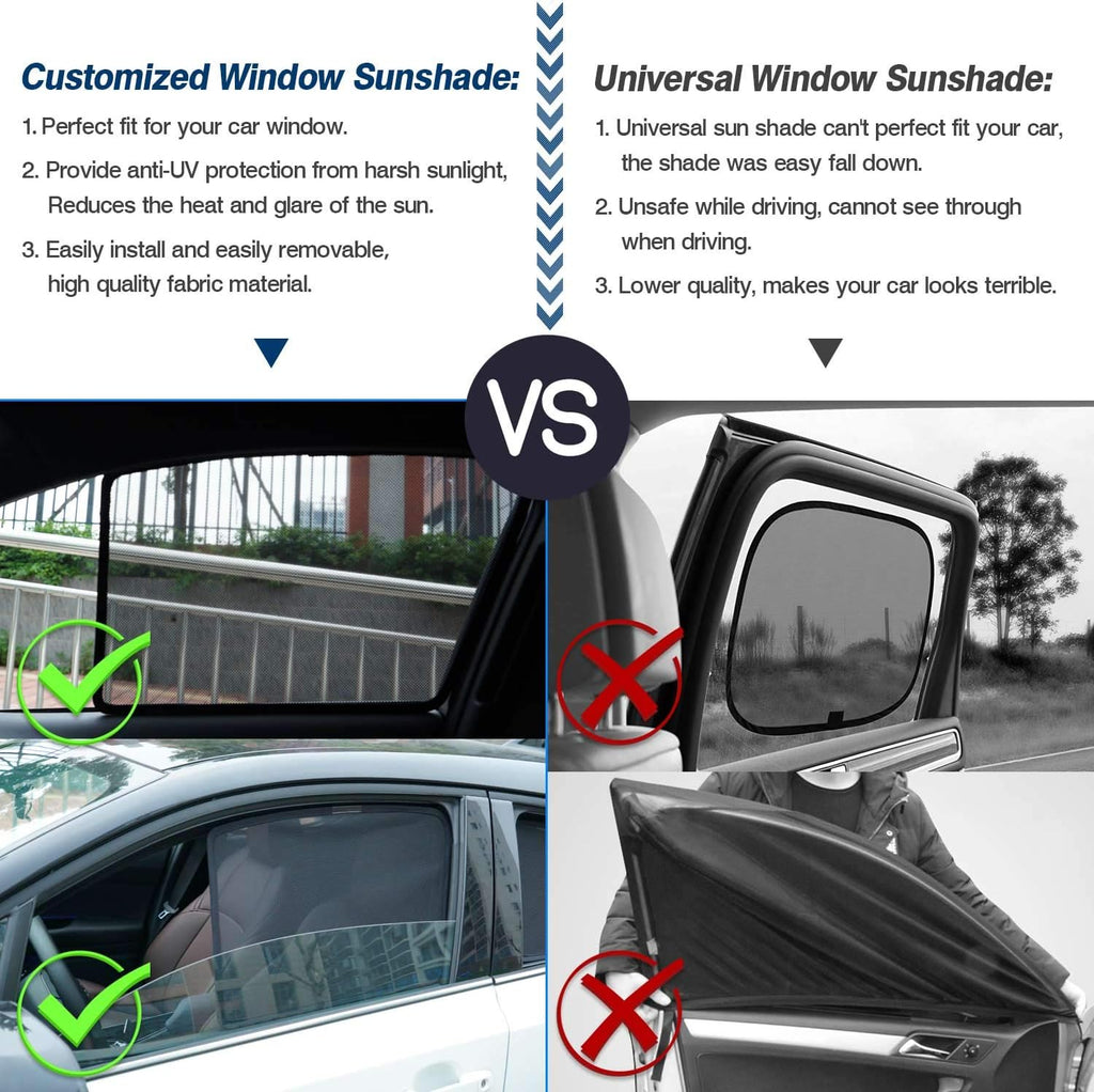 Custom Fit Folding Side Window Sunshade 6 PCS W823942