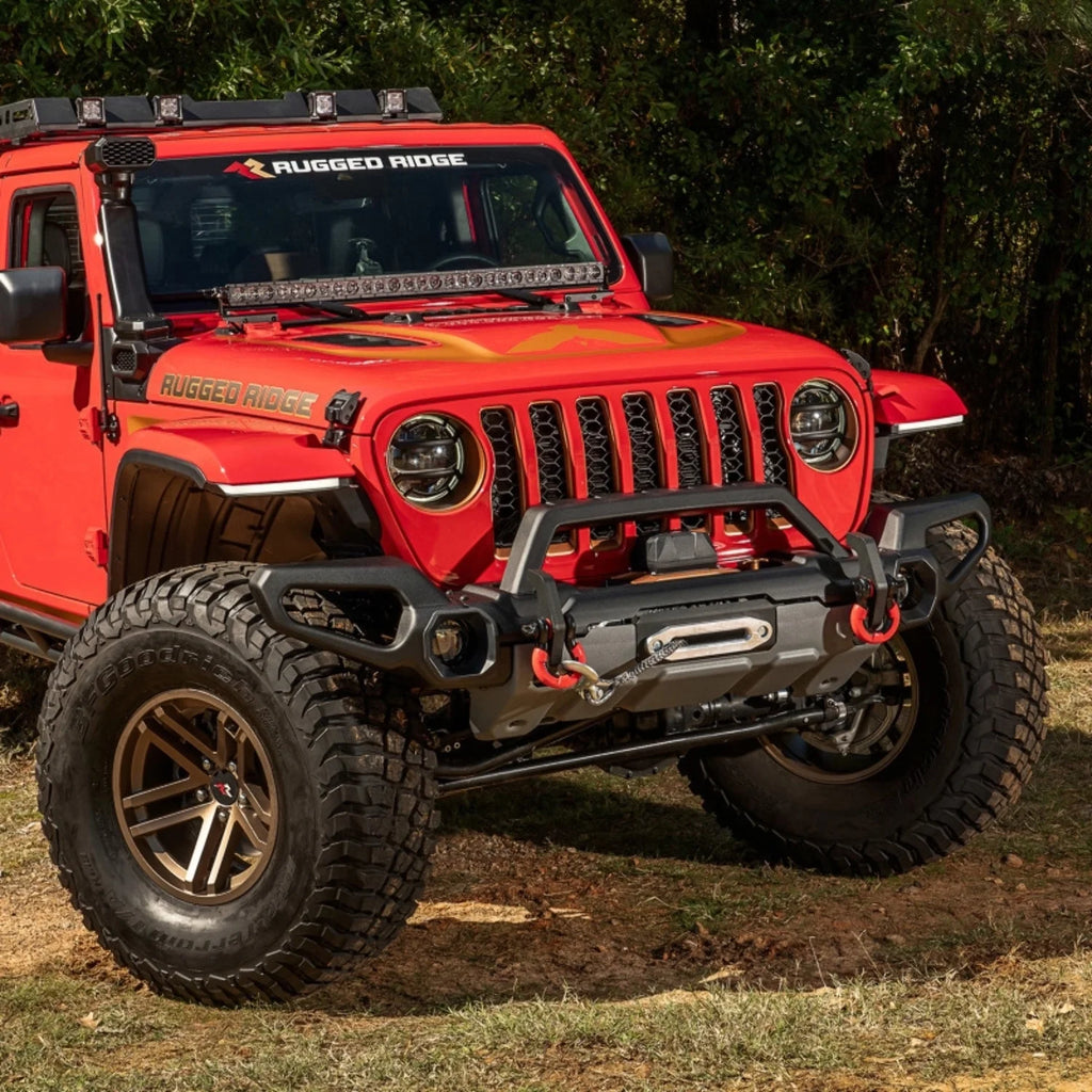 Venator Front Bumper with Overrider and Winch Tray B691