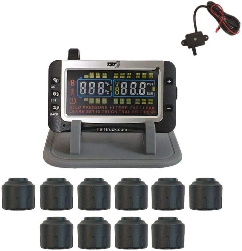 Tire Pressure Monitor with 12 Cap Sensors and Color Display I44305