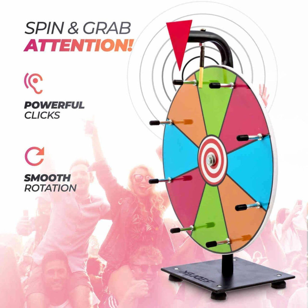 24x22 Color Prize Wheel with Folding Tripod Floor Stand B407