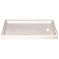 White 60 in. W x 30 in. D Shower Base T382