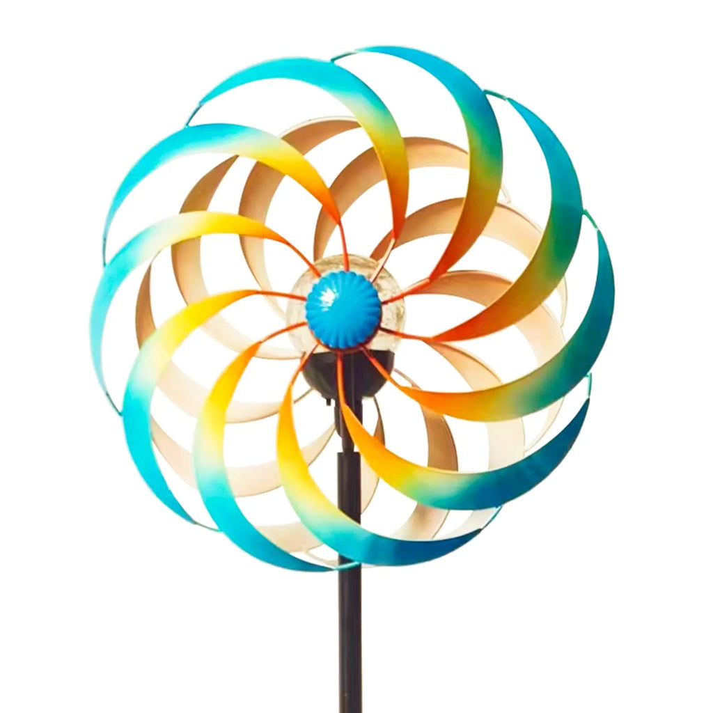 Catkin Spinner Outdoor Metal Wind Sculpture S378370
