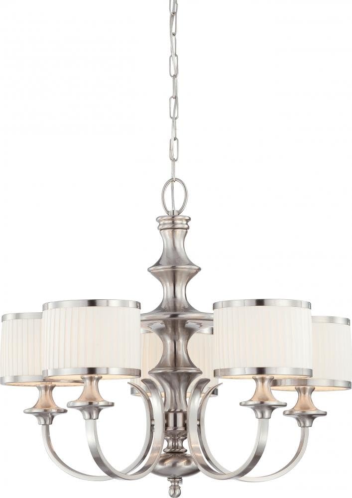 Brushed Nickel Two Light Vanity N673