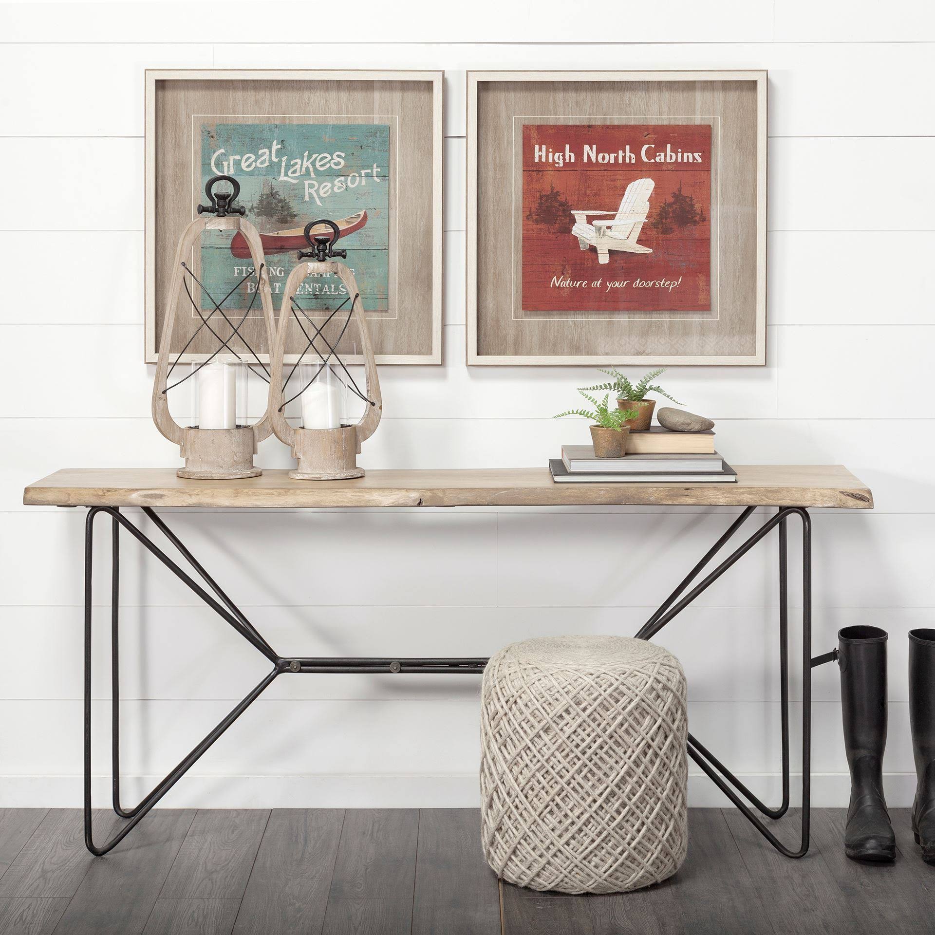 Oatmeal Pouf P364725