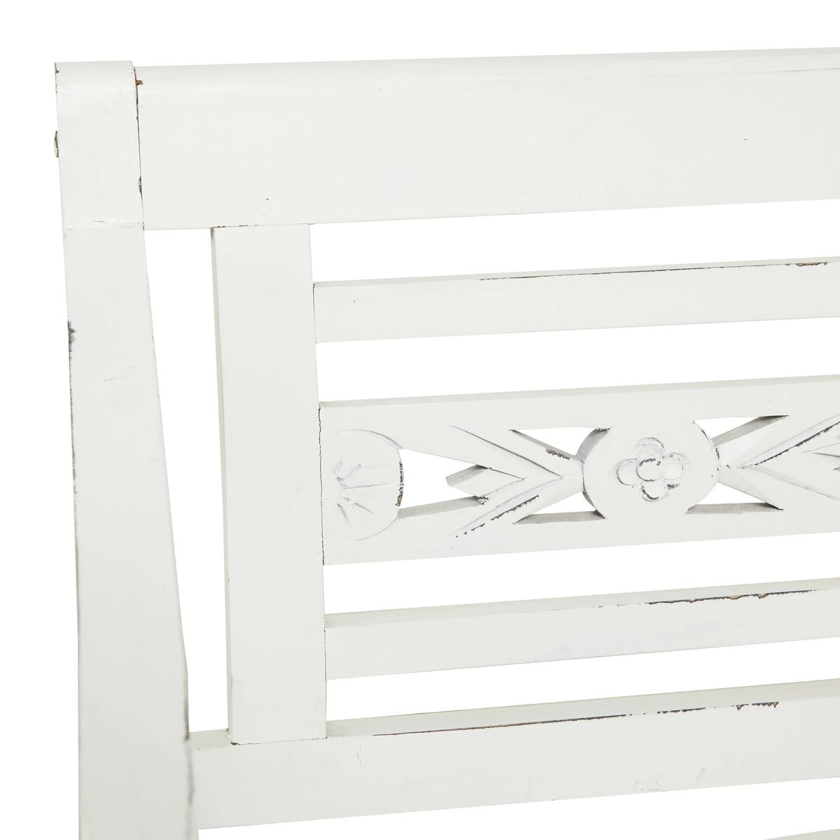 White Wood Bench D189