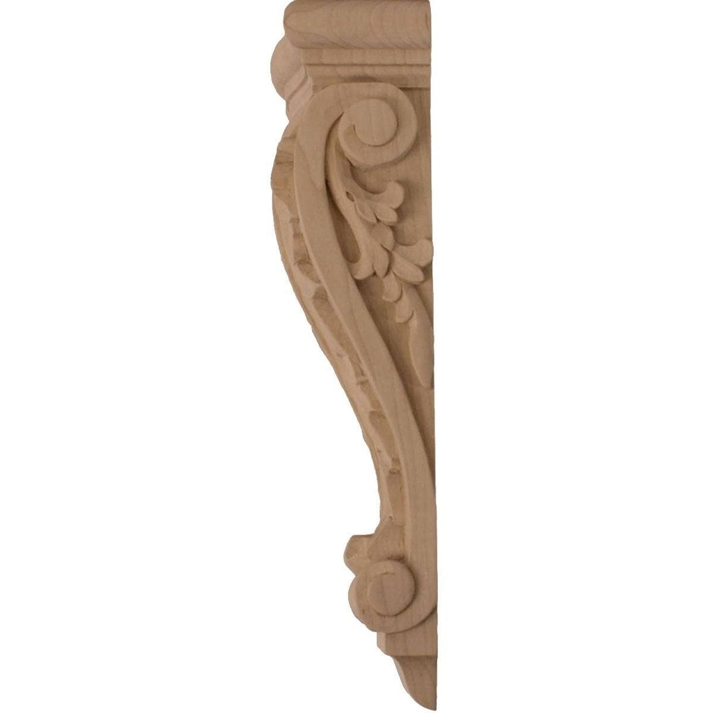Cherry Small Acanthus Pilaster Corbel R986