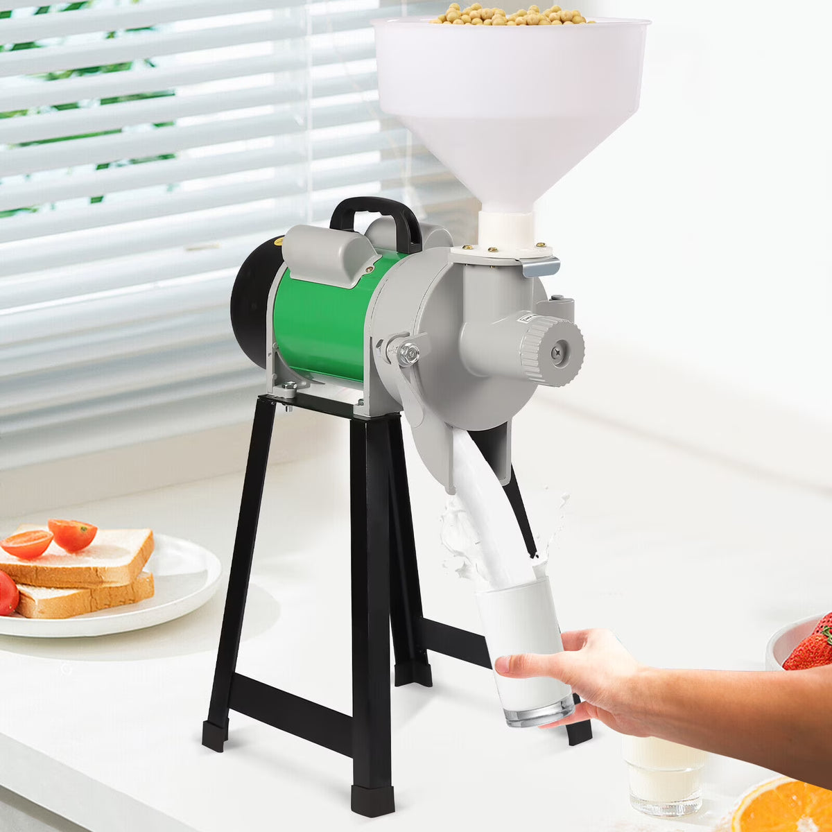 Electric Feed Mill Wet Cereals Grinder Feed Pellet Maker Y872523