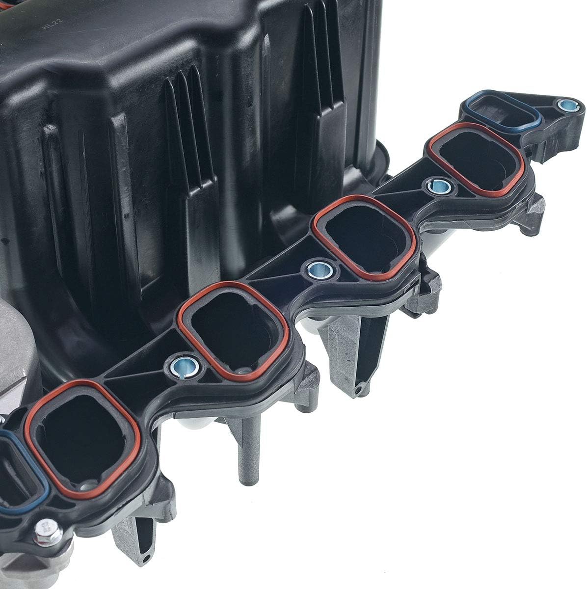 Upper Intake Manifold with Thermostat and Gaskets Compatible with Ford E250 E350 E450 2000-2014 Expedition Excursion (V8 5.4L Only) N8829