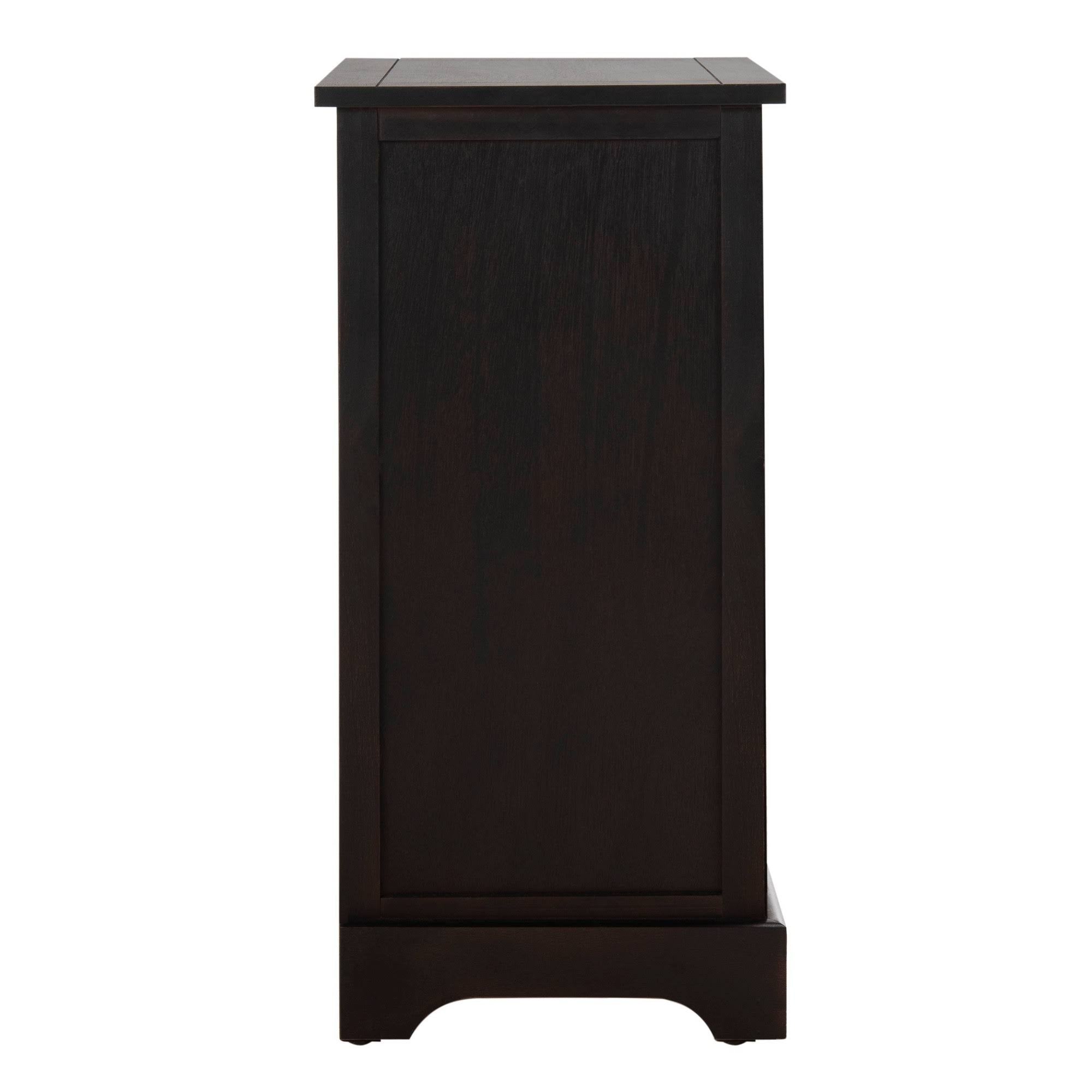 Brown Storage Side Table D893
