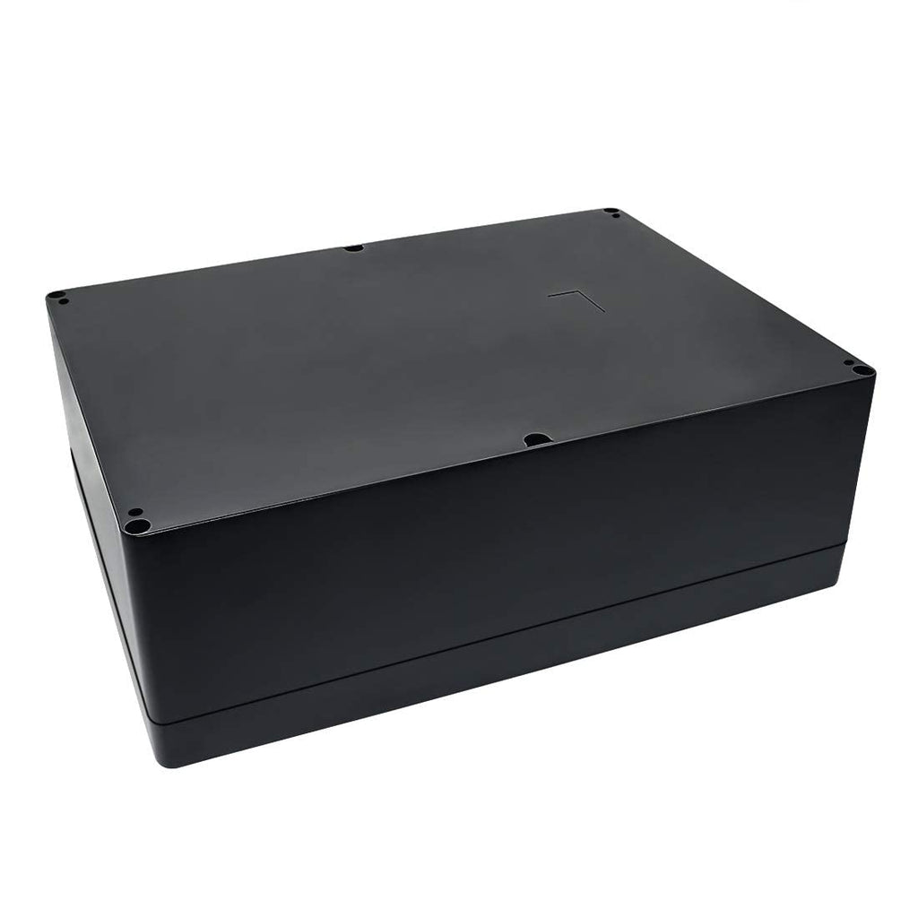 ABS Plastic Electrical Project Case Power Junction Box Black 10.4 x 7.2 x 3.7 Pack of 1 X981