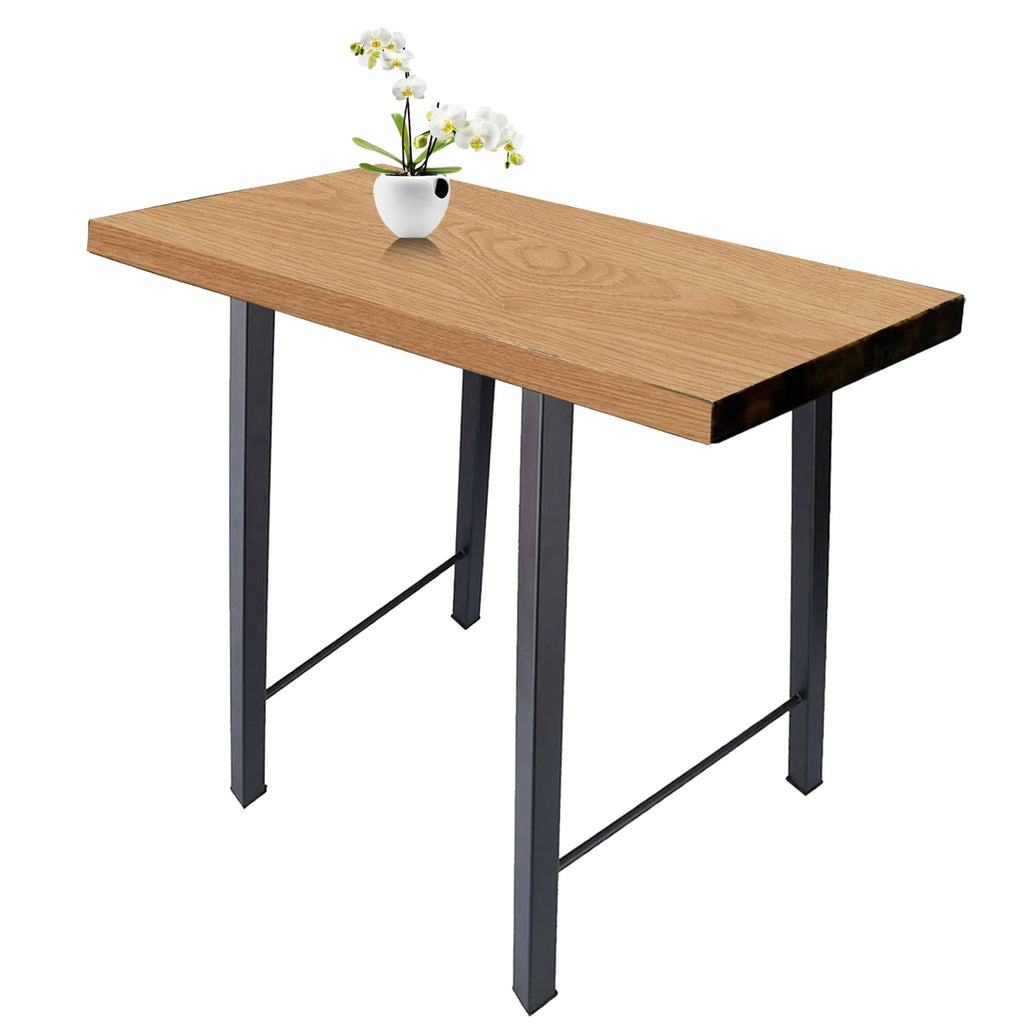 28"H×20"W Black Metal Desk Legs H590