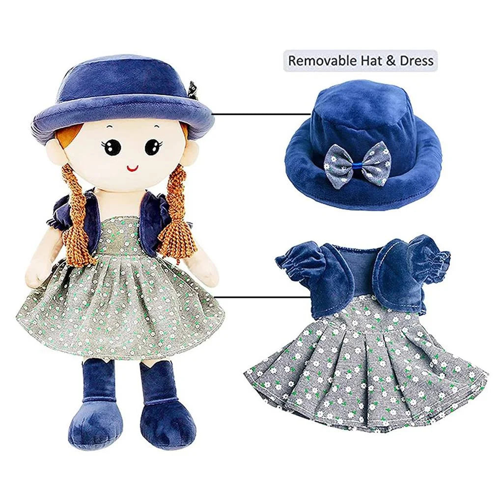 Blue Rag Doll Plush Toy E644278