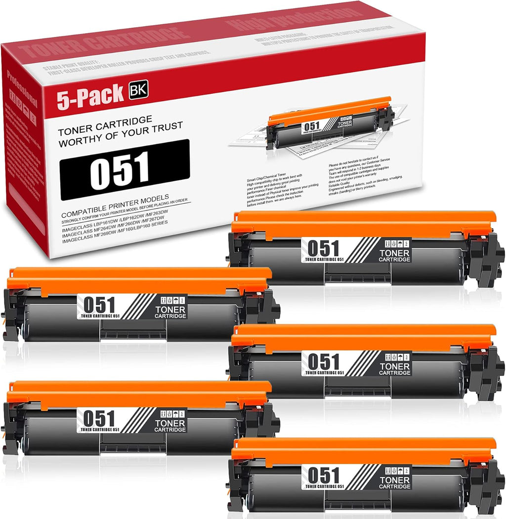 Black 5-Pack Compatible Toner Cartridge for ImageCLASS Printer T41504