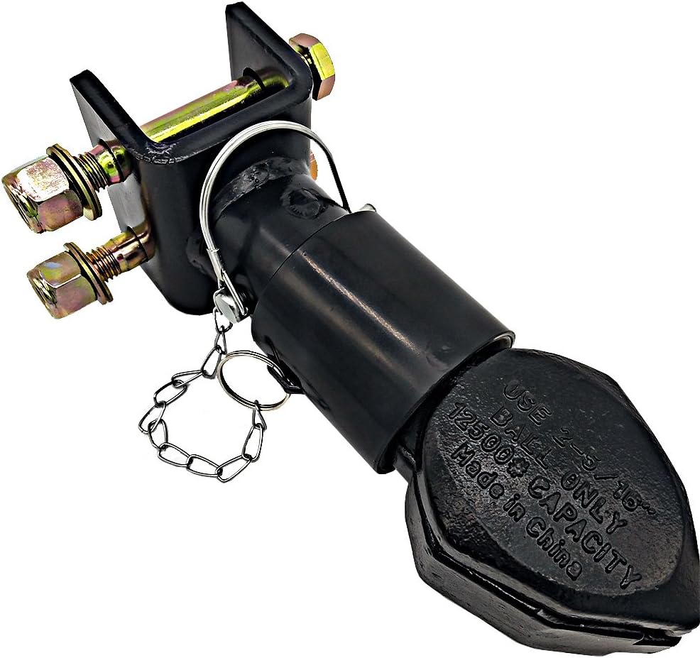 Black Gooseneck Trailer Coupler 2 Ball Pack of 2 H7442
