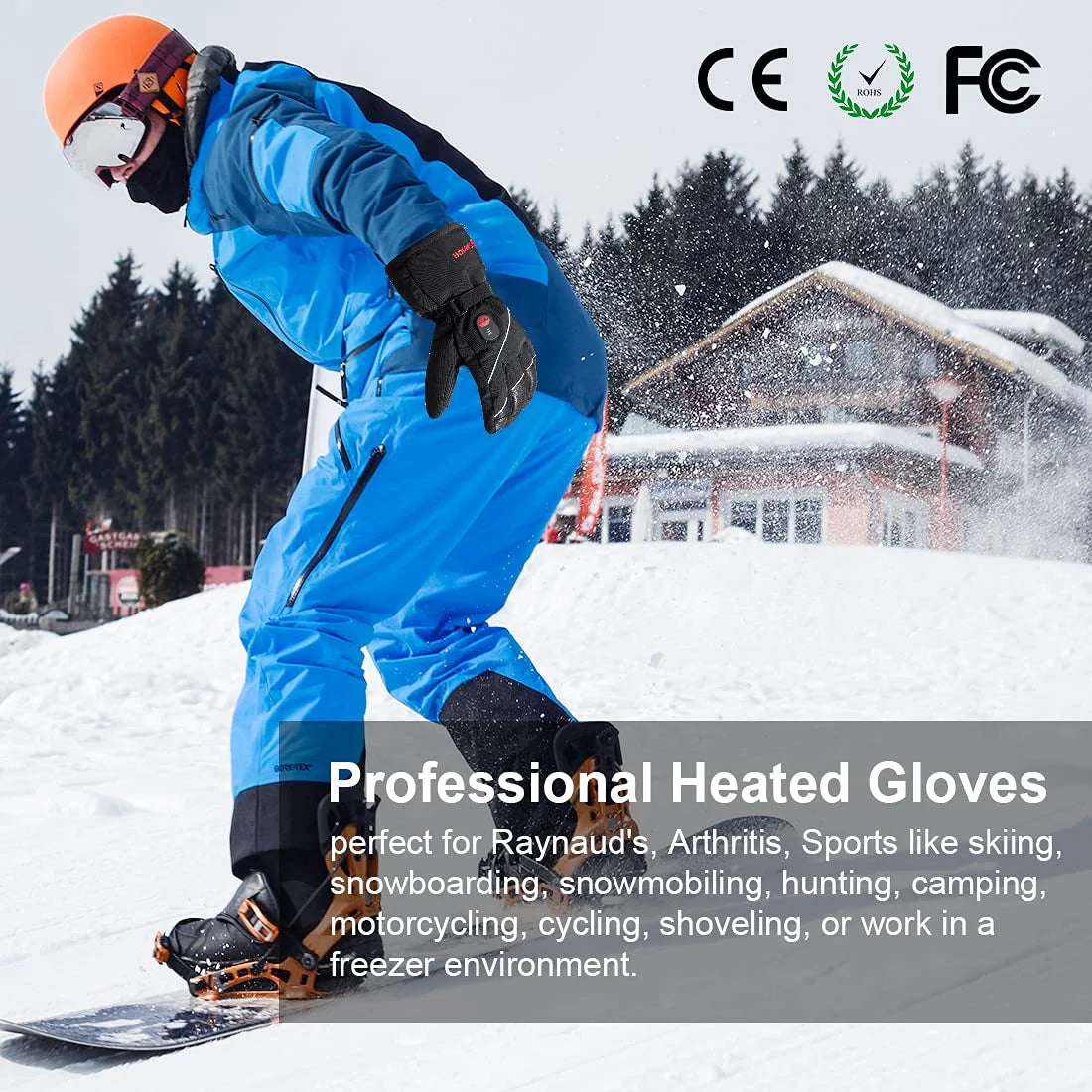 Rechargeable Electric Heated Gloves A881