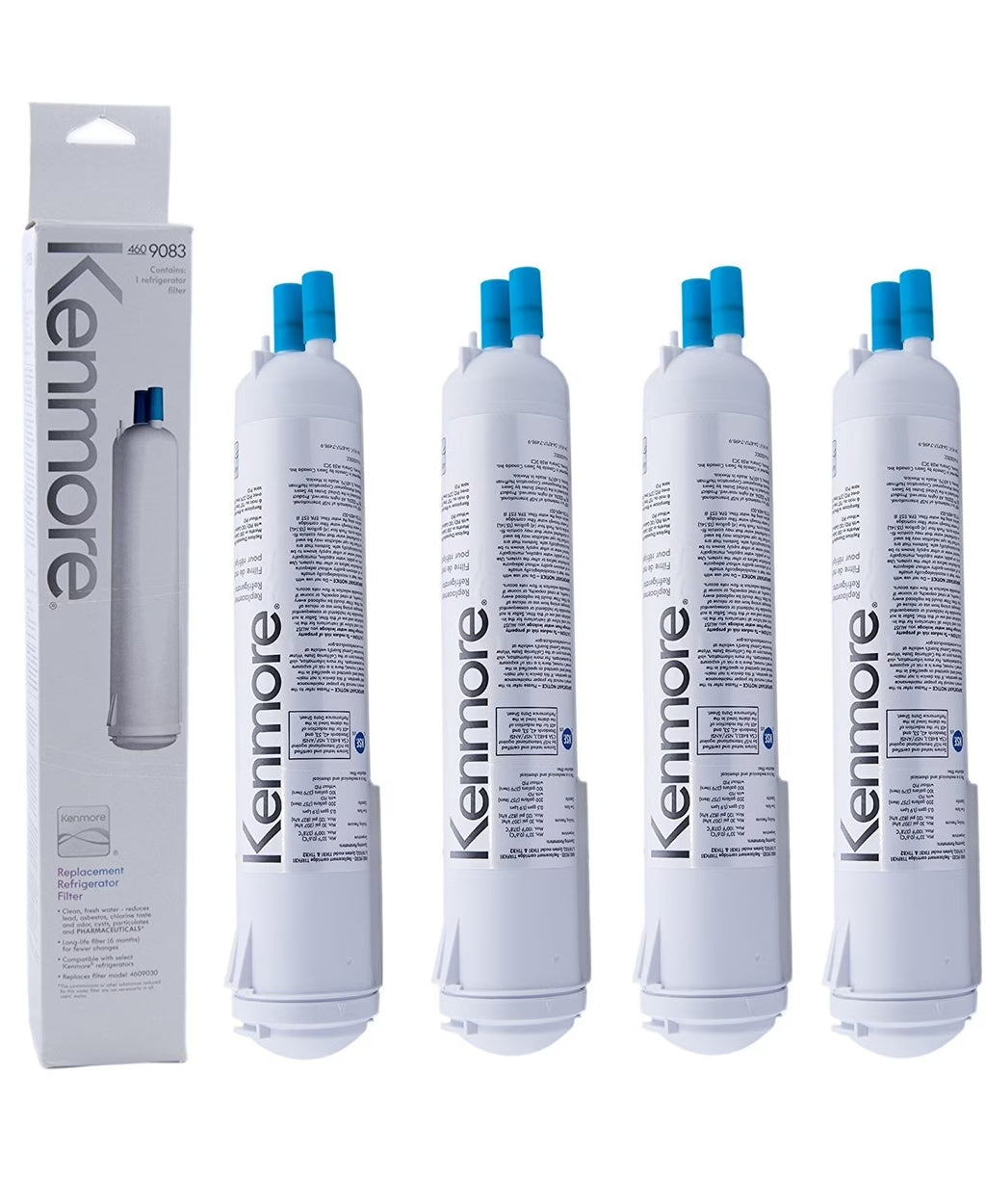 4 Pack Refrigerator Water Filter H54701