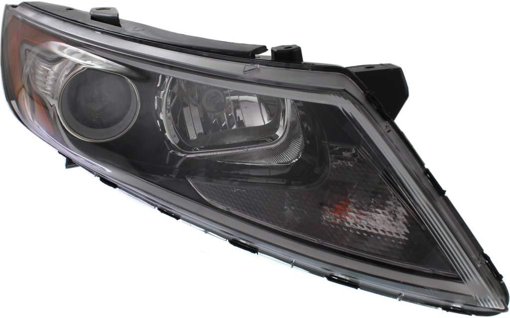 Headlight Assembly for Kia Optima 2011 2012 2013 Passenger Side Halogen E333