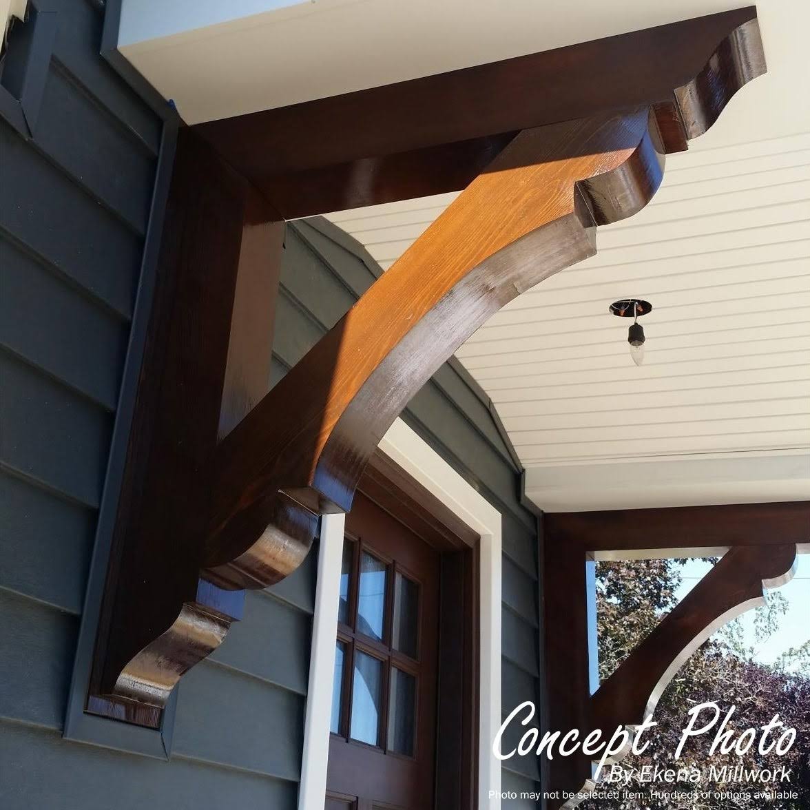 Rough Sawn Douglas Fir Craftsman Outlooker H90197