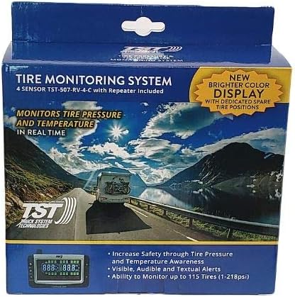Tire Pressure Monitor with 12 Cap Sensors and Color Display I44305